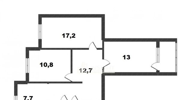 квартира Северная жилая часть мкр Мирный 1/2 фото