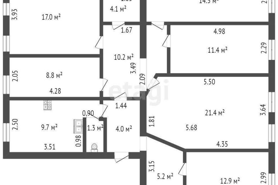 комната г Санкт-Петербург ул Верейская 31 Адмиралтейский район фото 9