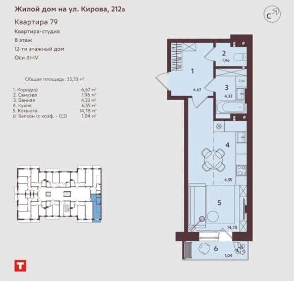 квартира г Абакан ул Кирова 212а городской округ Абакан фото 5