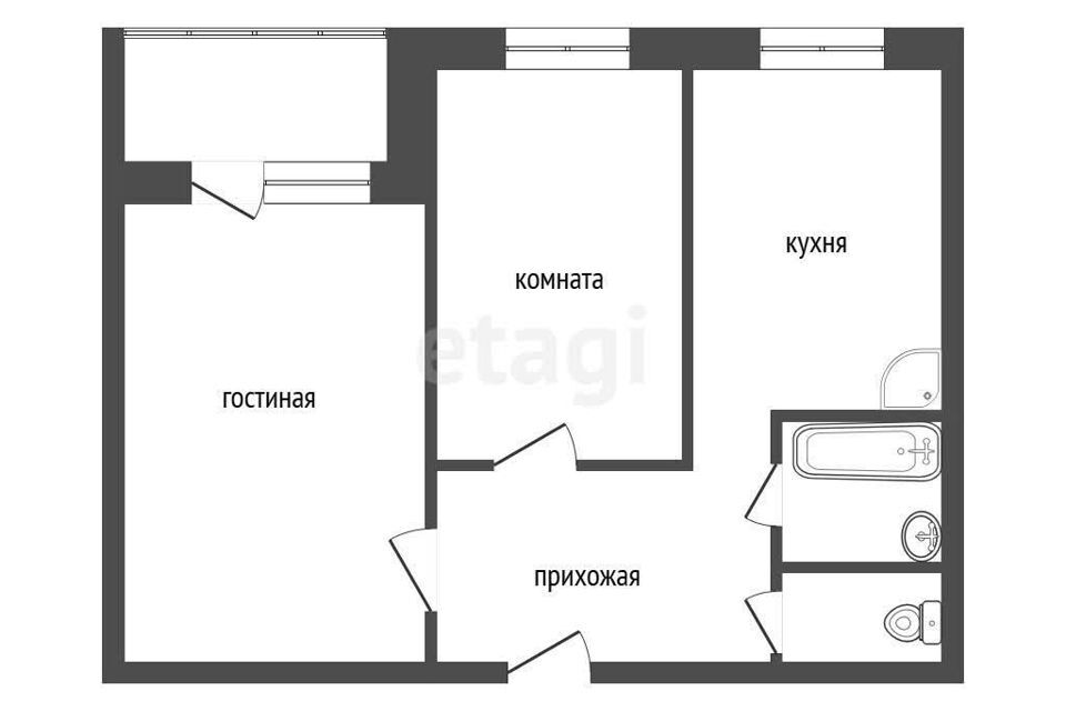 квартира г Красноярск р-н Октябрьский ул Мирошниченко 2 Красноярск городской округ фото 2