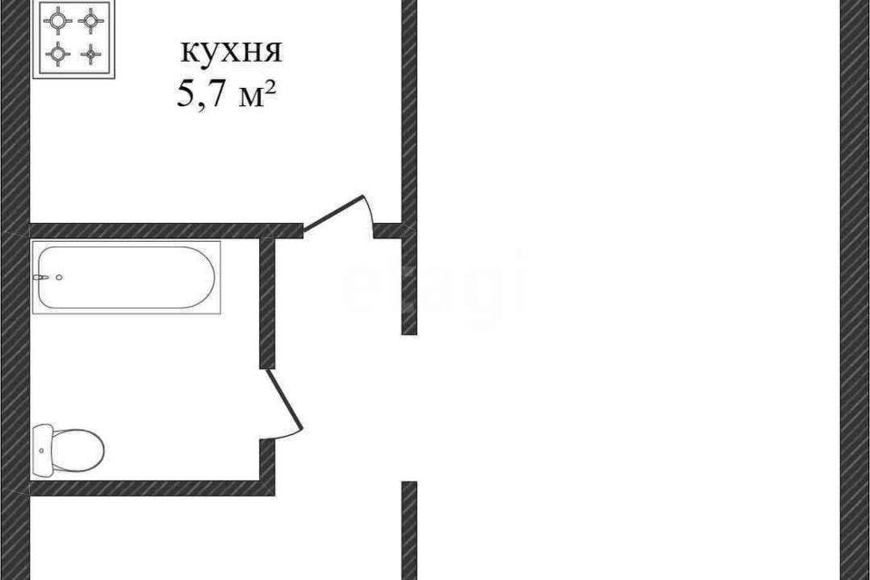 квартира г Вологда пер Школьный 7а Вологодский район фото 8