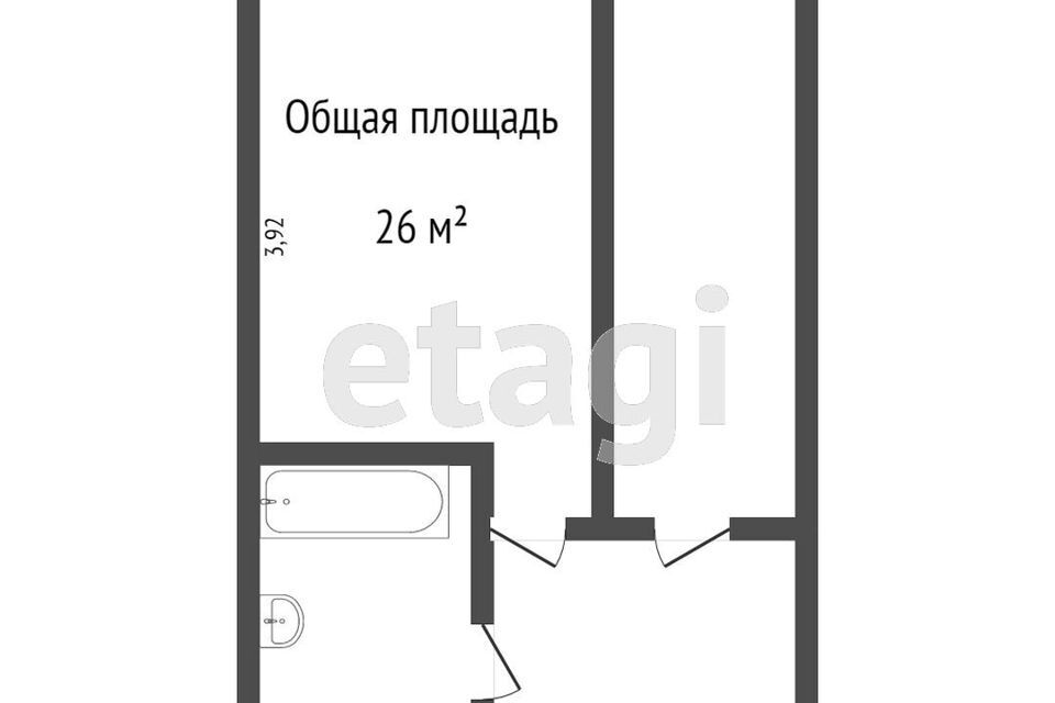 квартира г Томск р-н Ленинский Героев Чубаровцев, 30, Томский район фото 9