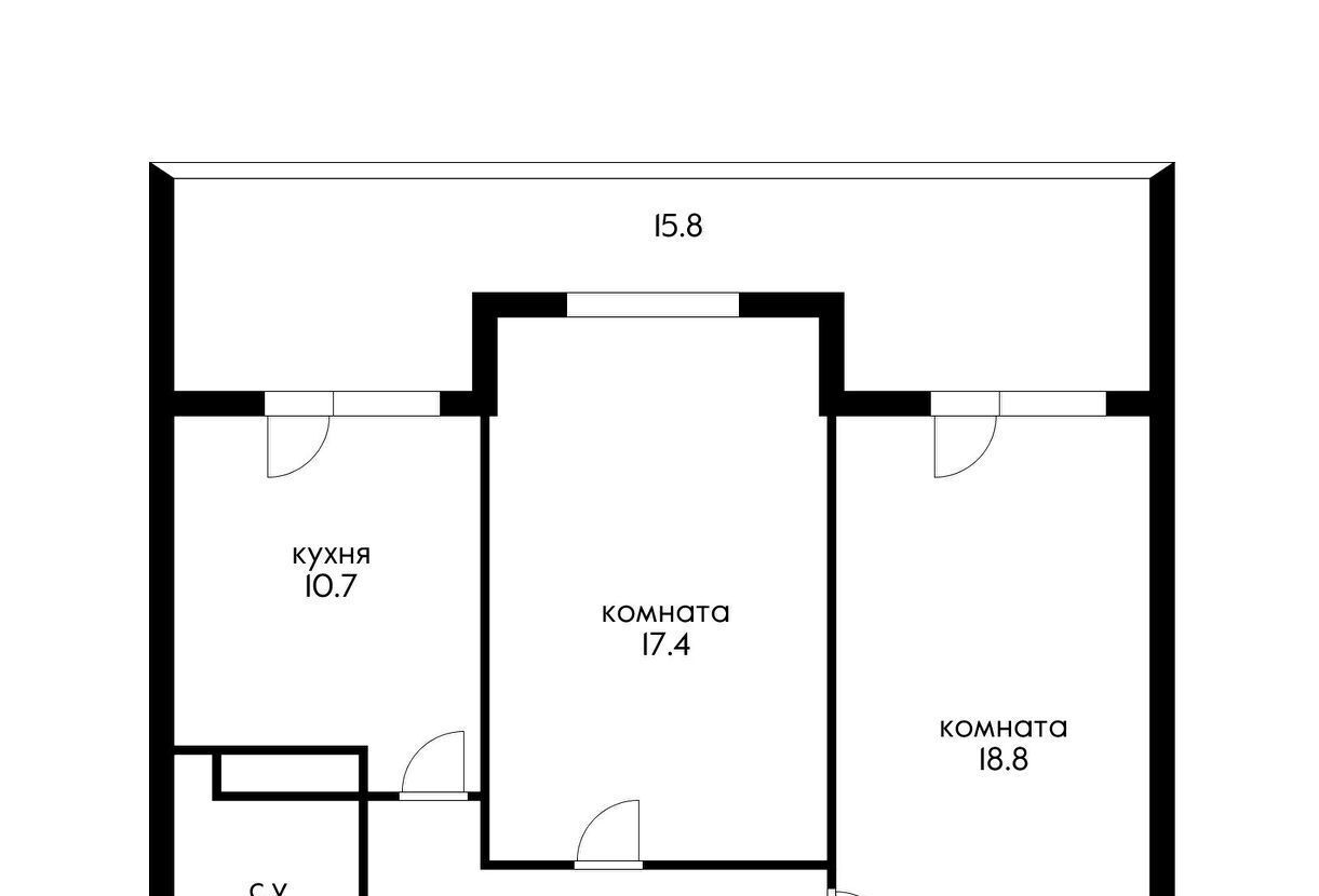 квартира г Краснодар р-н Карасунский ул Уральская 75к/2 фото 15