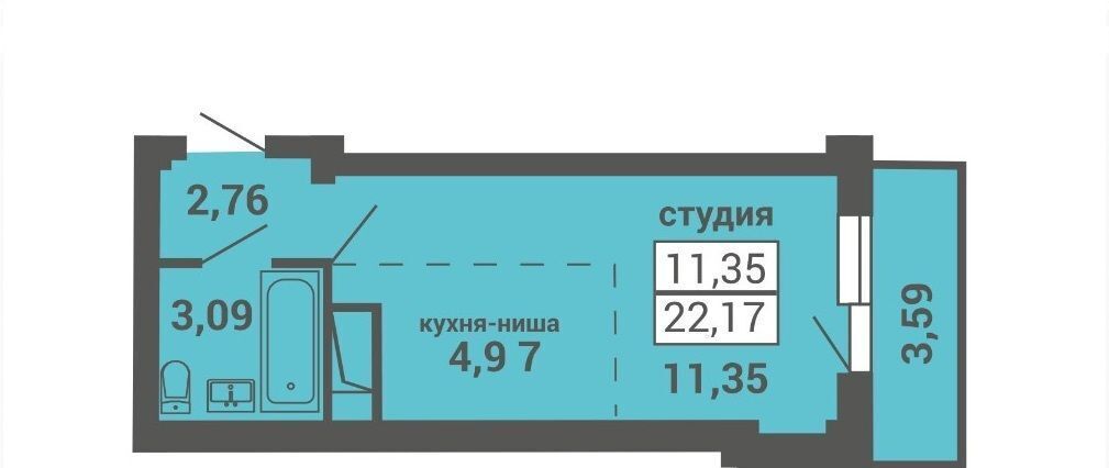 квартира г Архангельск р-н округ Майская Горка ЖК «Стелс» фото 1