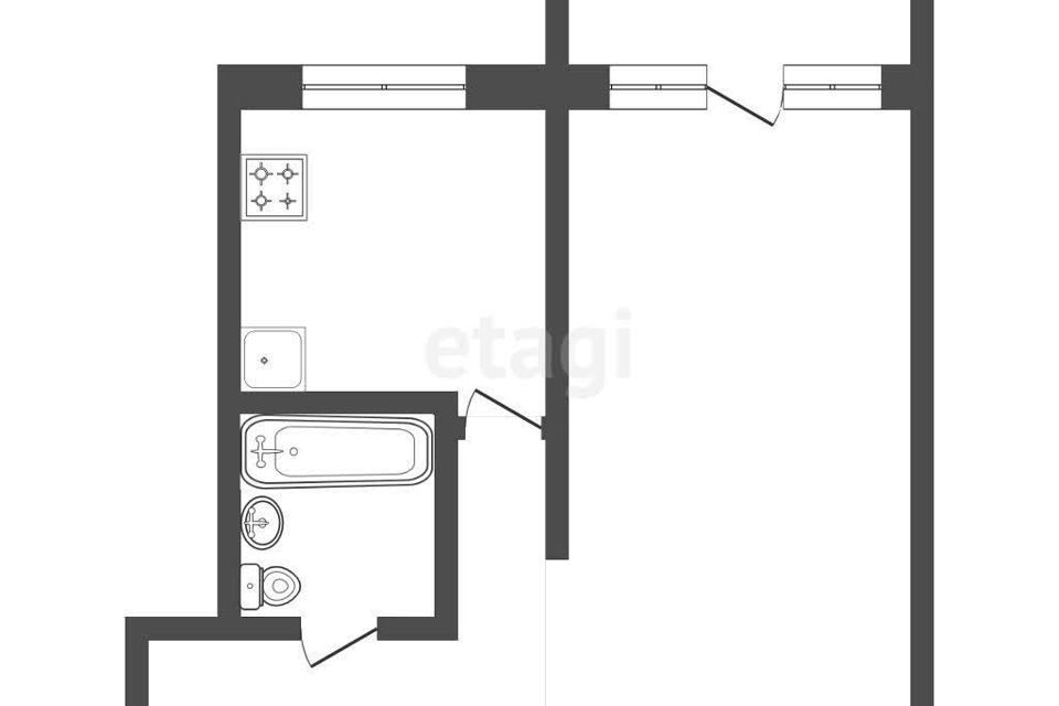 квартира р-н Тюменский с Каскара 9 Мая, 5 фото 10