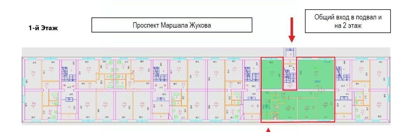 свободного назначения г Москва СЗАО пр-кт Маршала Жукова 17к/1 муниципальный округ Хорошёво-Мнёвники фото 7