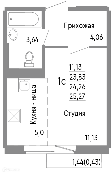 квартира г Челябинск р-н Советский Челябинский городской округ фото 1