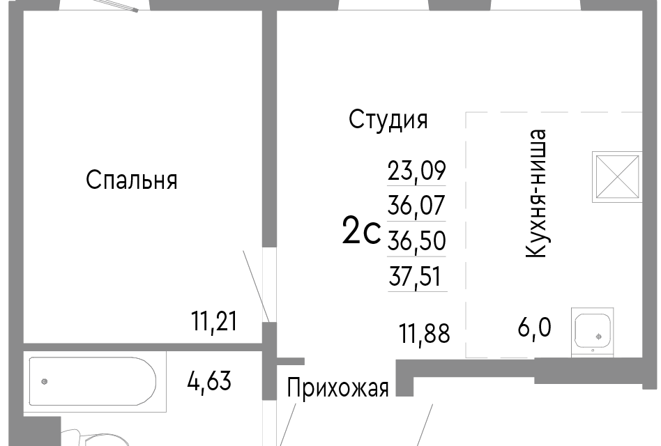 квартира г Челябинск р-н Советский Челябинский городской округ фото 1