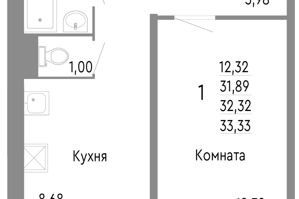 квартира г Челябинск р-н Советский Челябинский городской округ фото 1