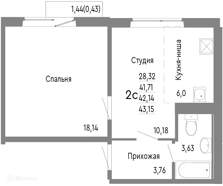 квартира г Челябинск р-н Советский Челябинский городской округ фото 1