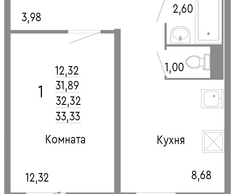 квартира г Челябинск р-н Советский Челябинский городской округ фото 1