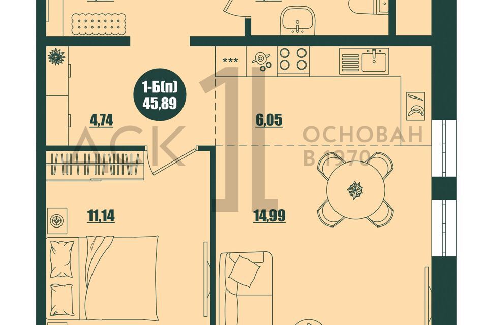 квартира г Сургут Сургут городской округ, Северный жилой фото 1