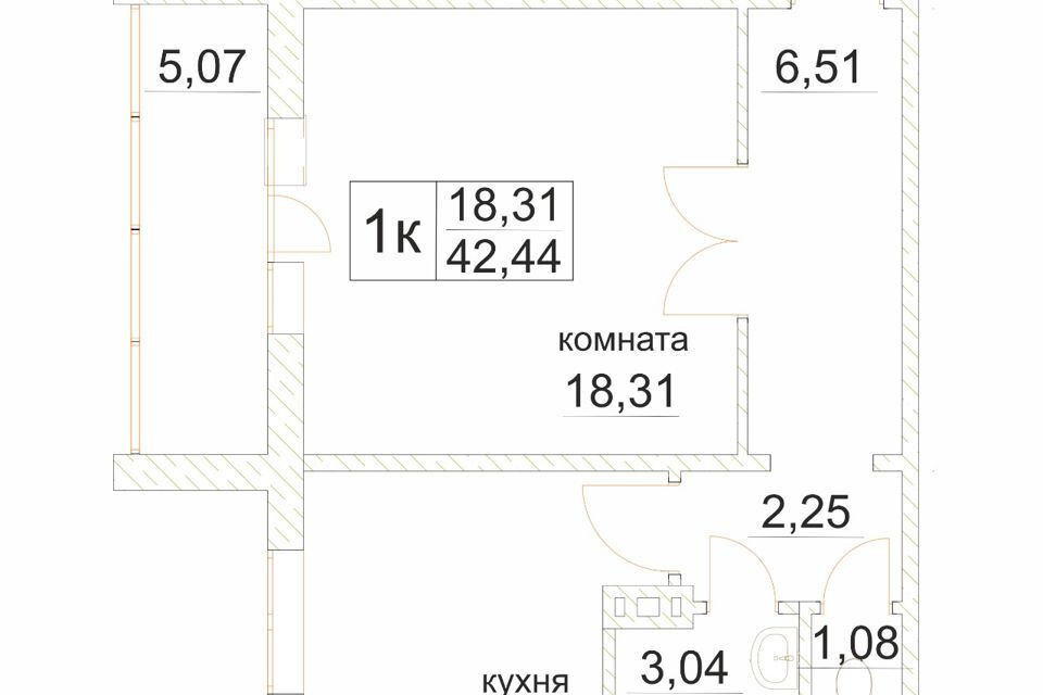 квартира г Челябинск р-н Металлургический ул Электростальская 20 Челябинский городской округ фото 1