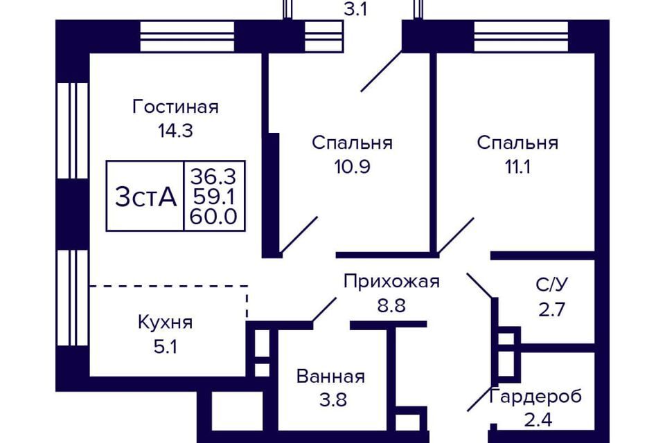 квартира г Новосибирск р-н Октябрьский ул Грибоедова 1 Новосибирск городской округ фото 1