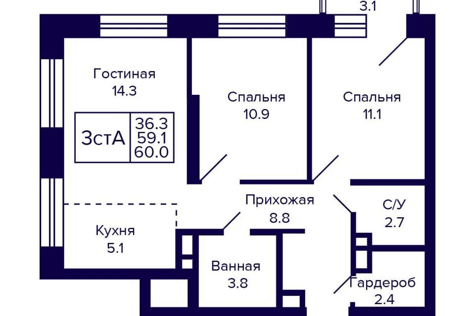 квартира г Новосибирск р-н Октябрьский ул Грибоедова 1 Новосибирск городской округ фото 1