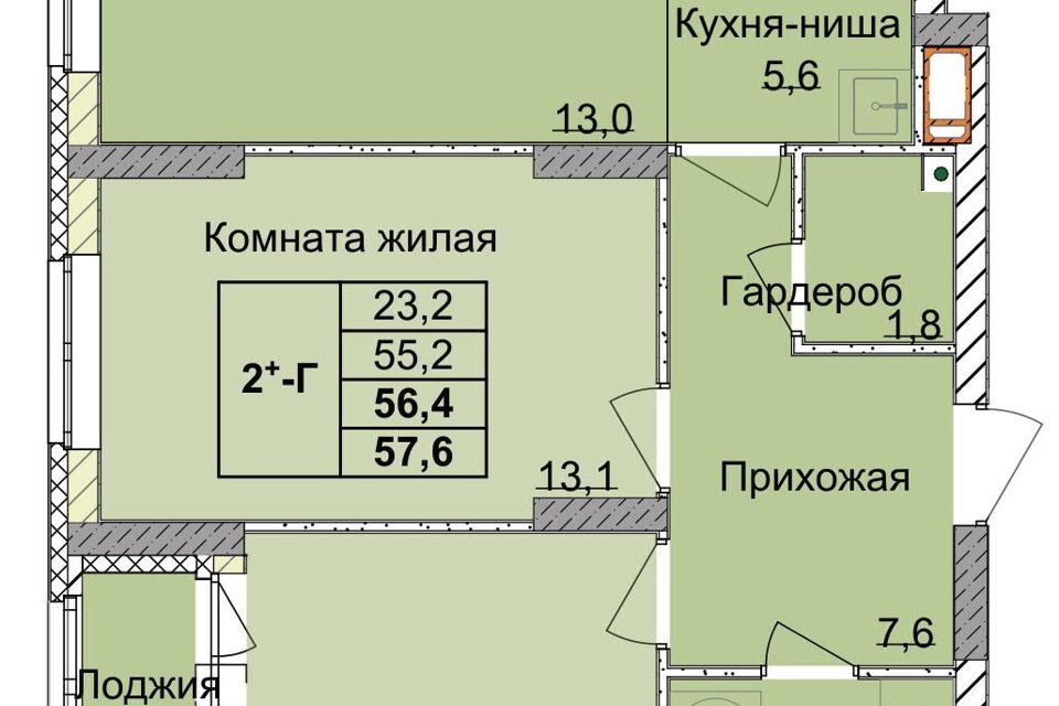 квартира г Нижний Новгород р-н Советский Нижний Новгород городской округ, Оранжерейная 1-я, 14а фото 1