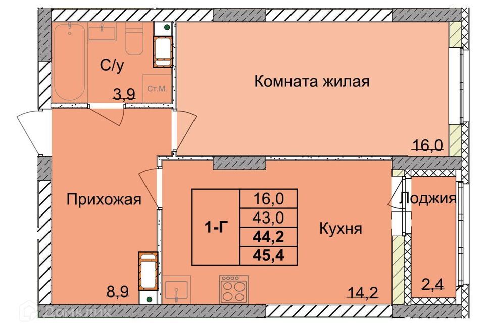 квартира г Нижний Новгород р-н Советский Нижний Новгород городской округ, Оранжерейная 1-я, 14а фото 1