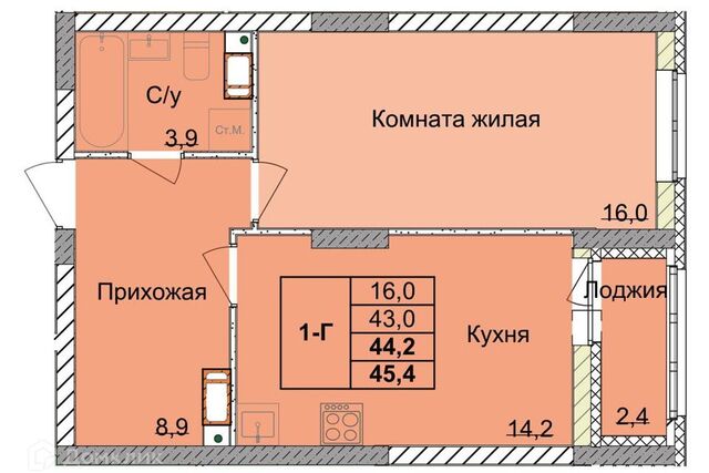 р-н Советский Нижний Новгород городской округ, Оранжерейная 1-я, 14а фото