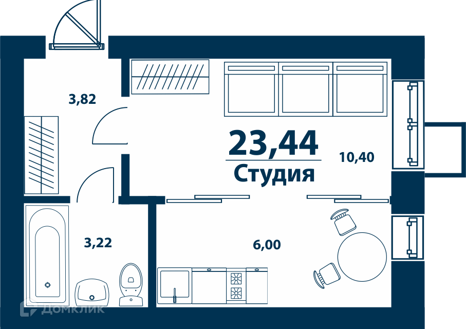 квартира г Уфа Уфа городской округ, Строящийся жилой дом фото 1