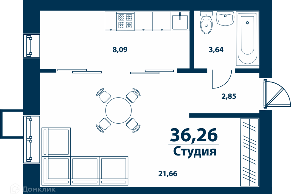 квартира г Уфа Уфа городской округ, Строящийся жилой дом фото 1