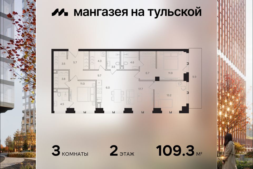 квартира г Москва ул Большая Тульская 8 Южный административный округ фото 1