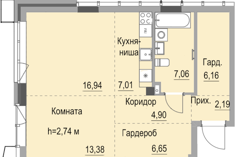 квартира г Ижевск р-н Октябрьский Центральный Ижевск городской округ, Планируемая застройка фото 1