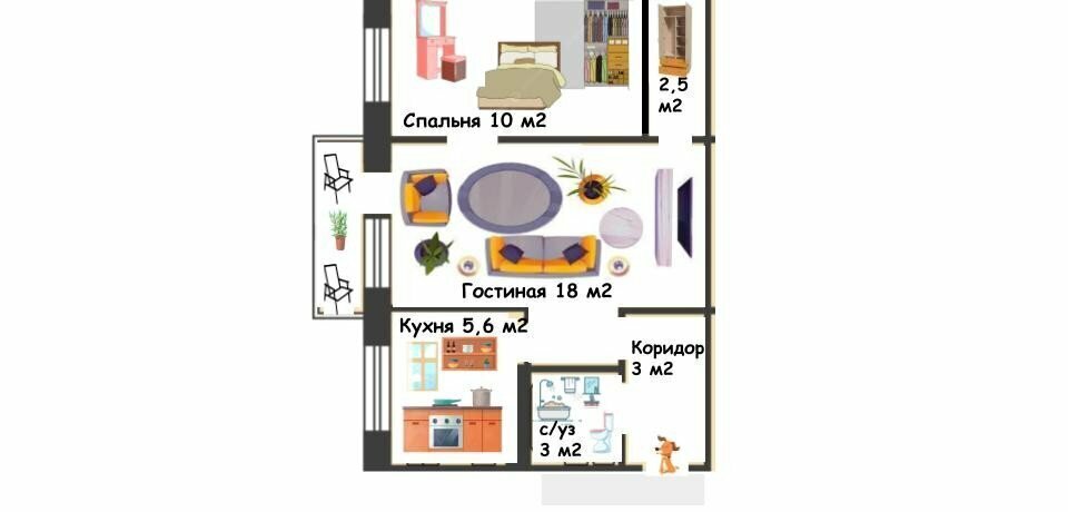 квартира г Нижний Новгород р-н Канавинский Пролетарская ул Гороховецкая 54 фото 2