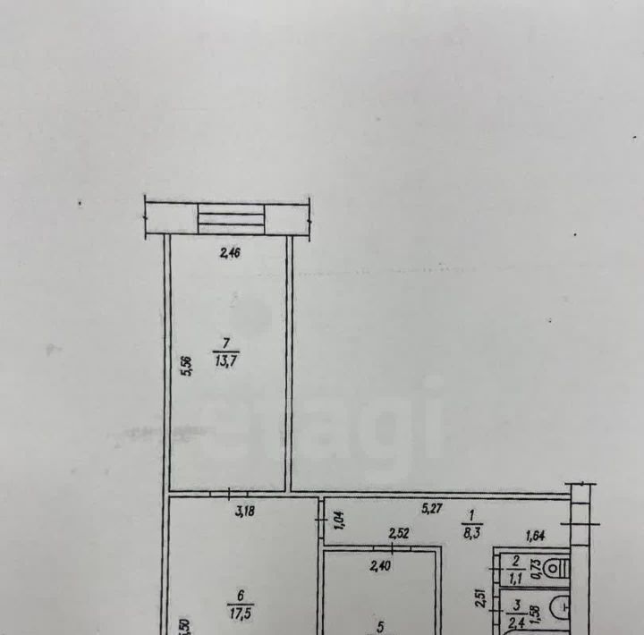 квартира р-н Яшкинский с Колмогорово мкр Молодежный 3 фото 22