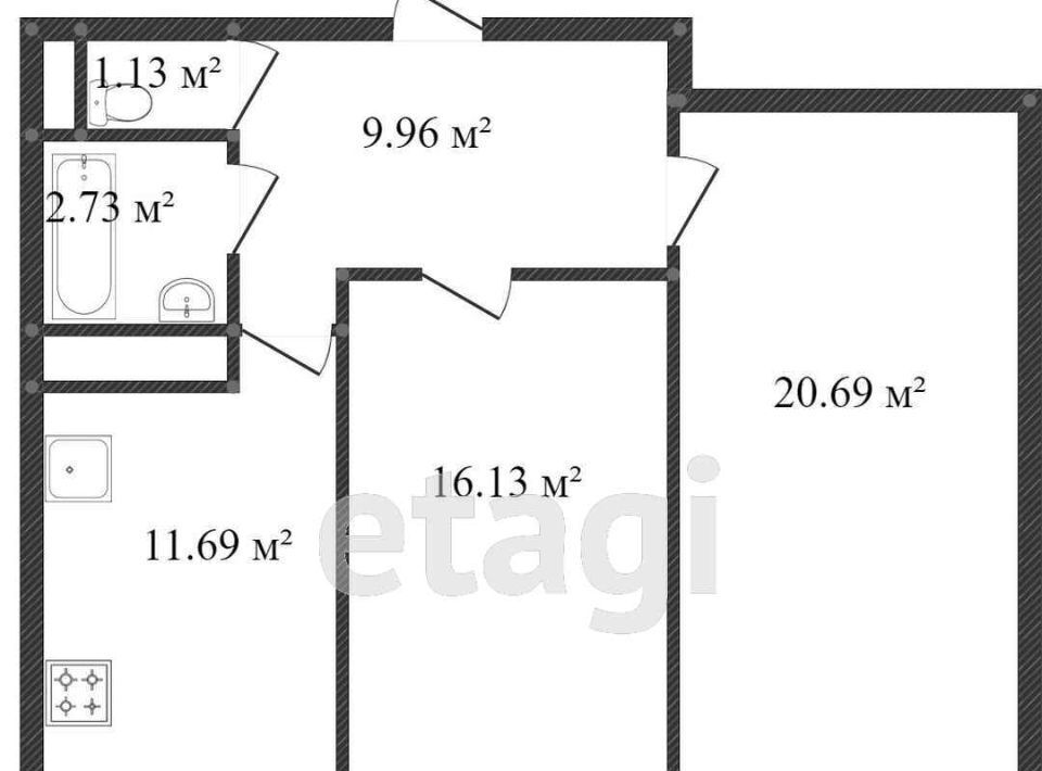 квартира г Краснодар р-н Карасунский ул им. Мачуги В.Н. 166к/1 фото 23