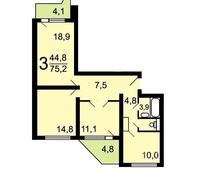 квартира г Москва метро Бескудниково проезд Керамический 53к/3 муниципальный округ Восточное Дегунино фото 23