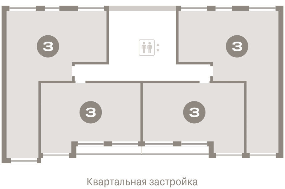 квартира г Тюмень ул Мысовская 26к/1 ЖК «Зарека» Центральный административный округ фото 3