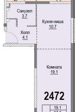 квартира г Москва метро Нижегородская ул Газгольдерная 10 ЖК «Профит» муниципальный округ Нижегородский фото 18