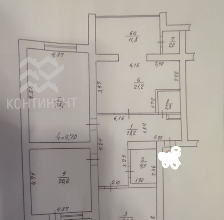 квартира г Евпатория пр-кт им.В.И.Ленина 51/50 фото 26