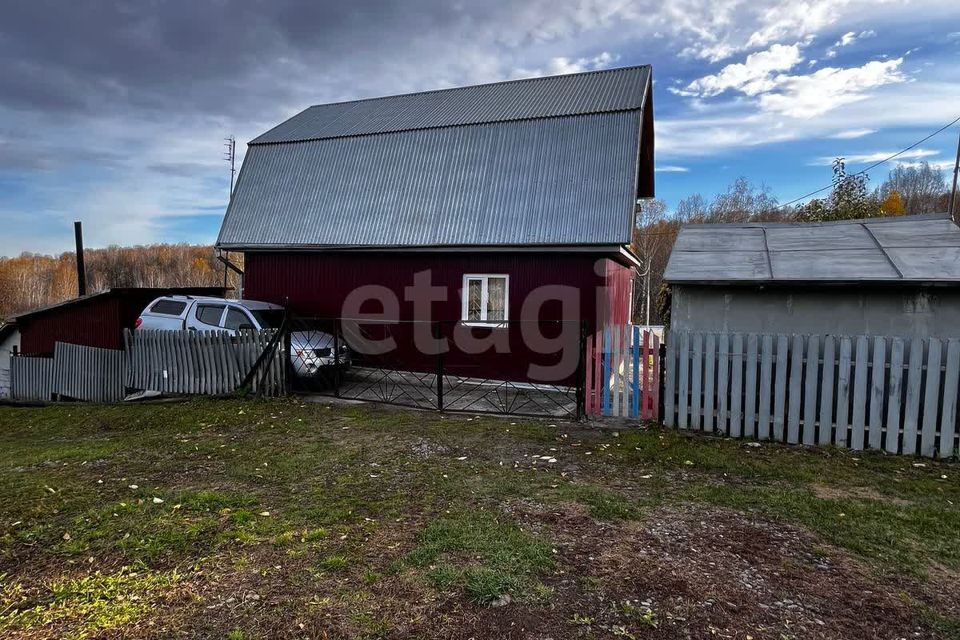 дом р-н Топкинский Кемеровская область — Кузбасс, СНТ Рябинка фото 1