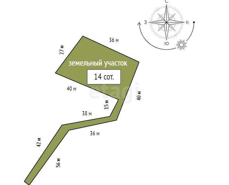 земля р-н Березовский д. Ермолаево фото 8