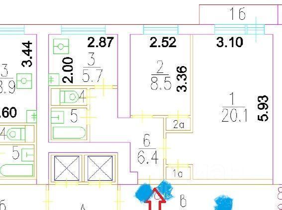 квартира г Москва ЮЗАО Рязанский ул 1-я Новокузьминская 14 Московская область фото 28