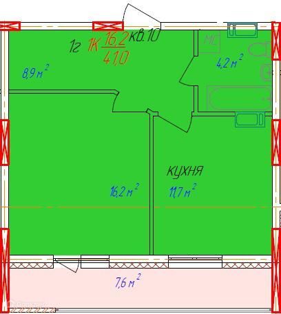 квартира г Бор ул Луначарского 216/1 Бор городской округ фото 1