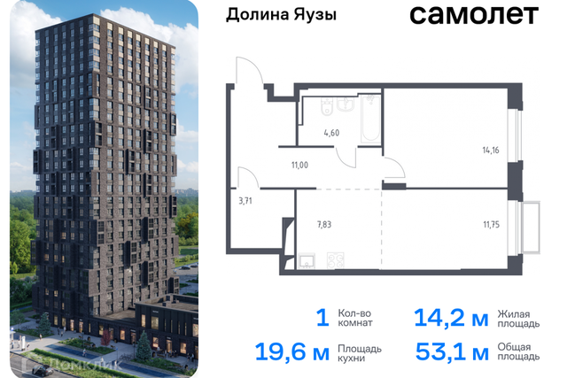 Жилой комплекс Долина Яузы, Мытищи городской округ фото