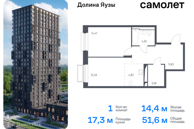 Жилой комплекс Долина Яузы, Мытищи городской округ фото