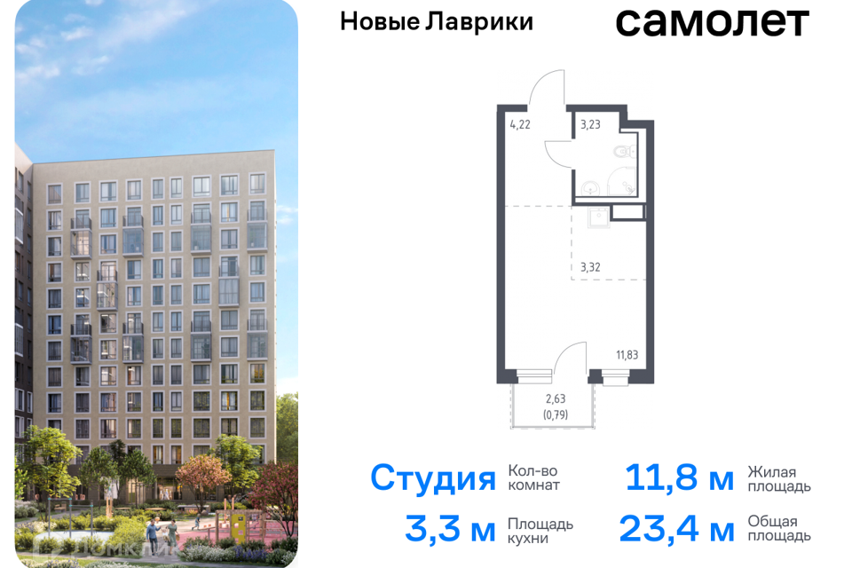 квартира р-н Всеволожский г Мурино Жилой комплекс Новые Лаврики фото 1