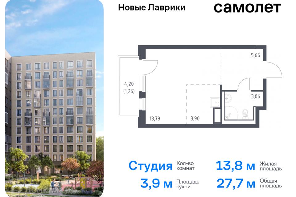 квартира р-н Всеволожский г Мурино Жилой комплекс Новые Лаврики фото 1