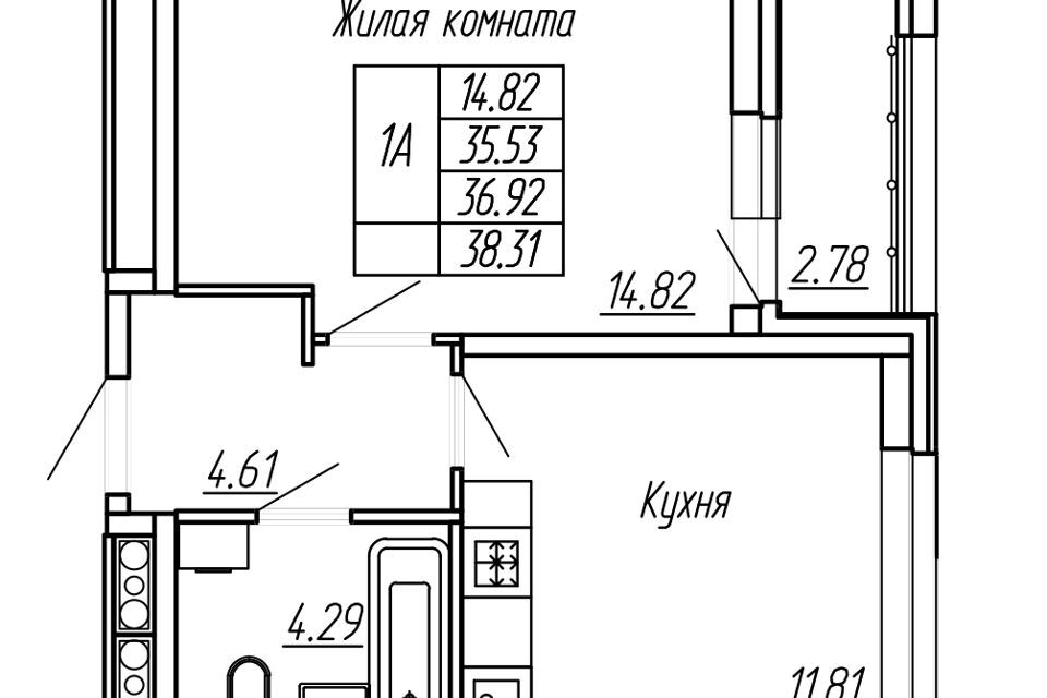 квартира г Йошкар-Ола Йошкар-Ола городской округ, Хозяйственный корпус фото 1