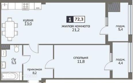 квартира г Ставрополь р-н Ленинский 204-й квартал ул Серова 468/3 Ставрополь городской округ фото 1