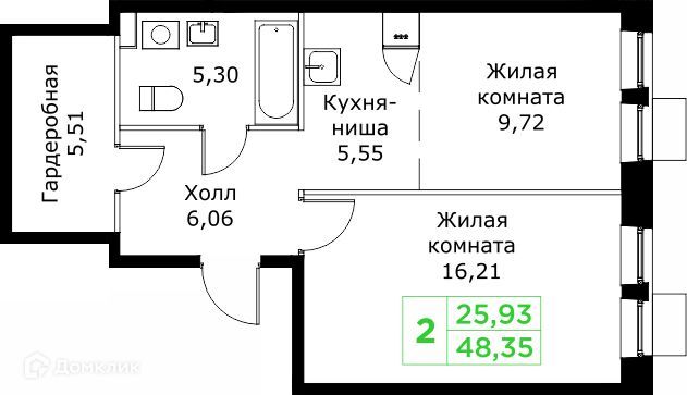 квартира г Мытищи Строящийся жилой дом, Мытищи городской округ фото 1