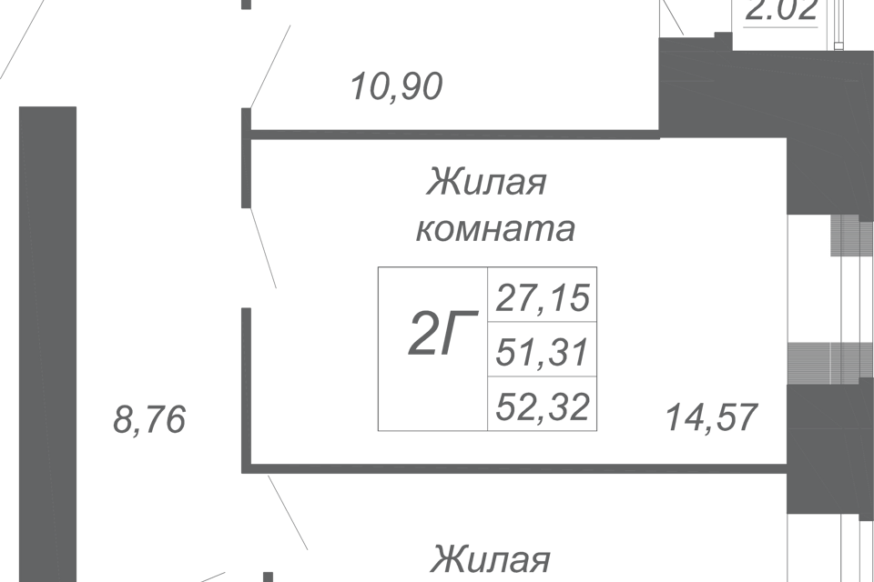 квартира р-н Зеленодольский с Осиново ул М.Ф.Гайсина 2в фото 1