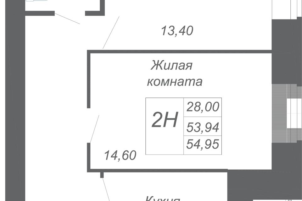 квартира р-н Зеленодольский с Осиново ул М.Ф.Гайсина 2в фото 1