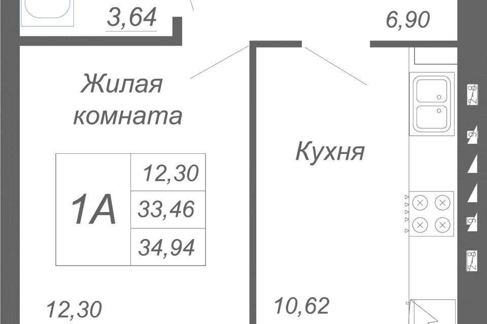 квартира р-н Зеленодольский с Осиново ул М.Ф.Гайсина 2в фото 1