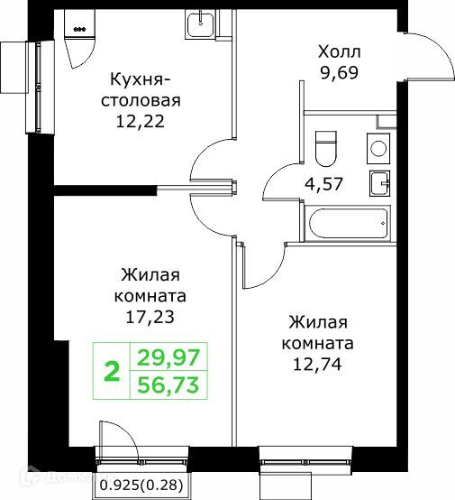 квартира г Мытищи Строящийся жилой дом, Мытищи городской округ фото 1