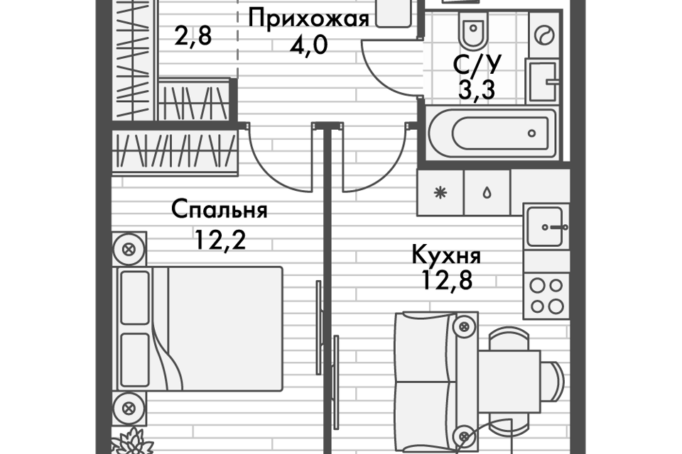 квартира г Казань р-н Приволжский ул Даурская 16 Казань городской округ фото 1