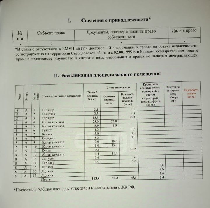 квартира г Екатеринбург р-н Ленинский Чкаловская ул Щорса 24 фото 24